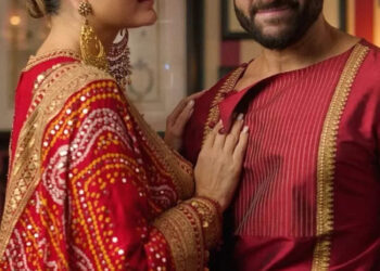 Kareena Kapoor Khan, Saif Ali Khan Exude Royalty In Red