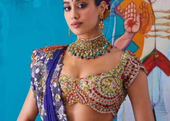 ​Janhvi Kapoor-Inspired Jewellery To Wear With Lehengas For Navratri Festivities