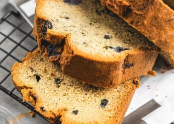 Easy Blueberry Loaf Cake Recipe in 5 Steps